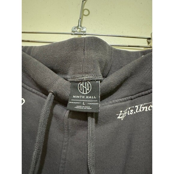 NINTH HALL SCRIBBLES DARK GREY JOGGER SWEATPANTS LARGE - Picture 6 of 6